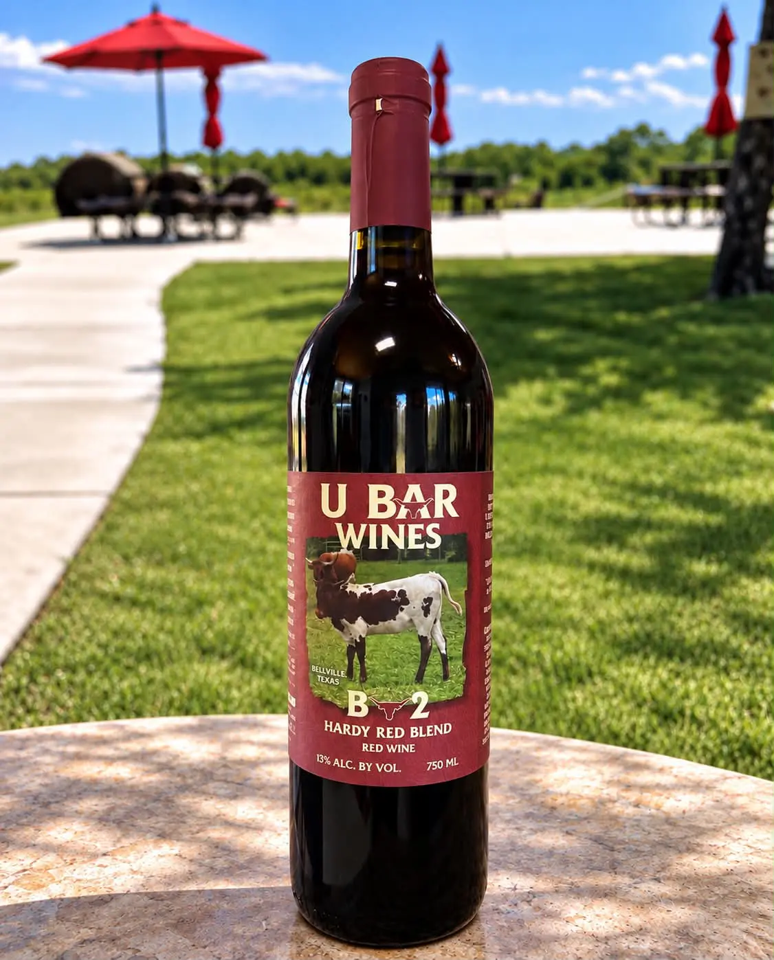 U-Bar B2 Hardy Blend Red Wine Bellville Texas