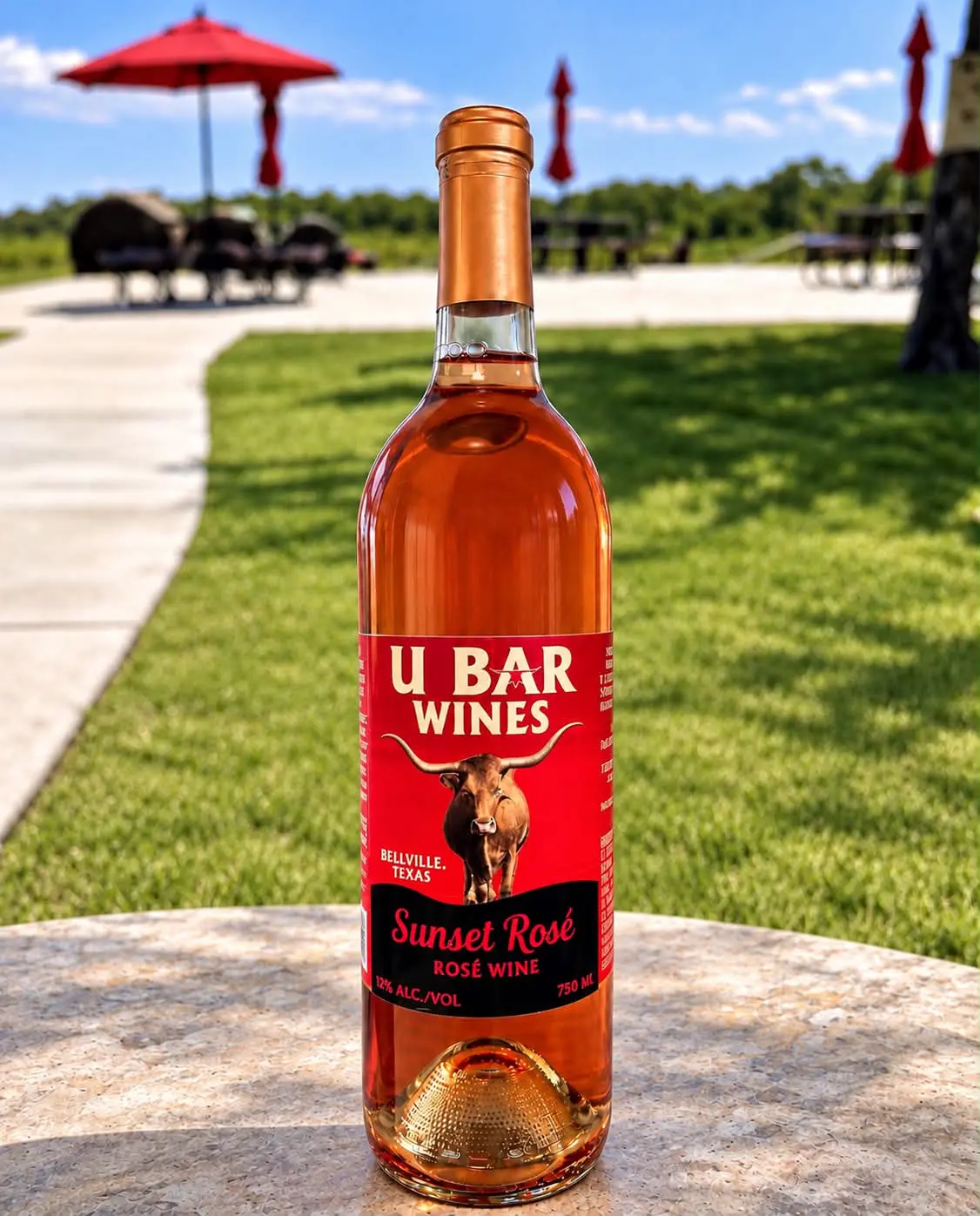 U-Bar Bellville Texas Sunset Rose